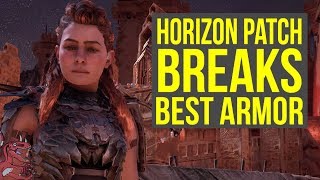 Horizon Zero Dawn Patch 1.30 BREAKS BEST ARMOR \u0026 More (Horizon Zero Dawn 1.30 - Shadow Stalwart)