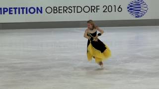 Christelle Floquard- Bronze Ladies I Artistic - 2016 Oberstdorf