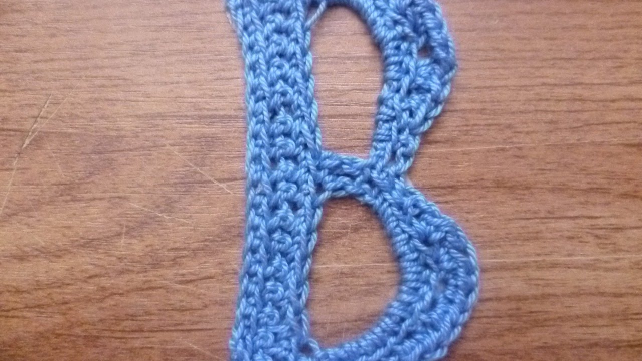 Crochet The Letter B - DIY Crafts - Guidecentral - YouTube