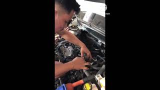 Removing Prius Gen3 EGR ការដោះប្រព័ន្ធ EGR របស់រថយន្ត ព្រូសជំនាន់ទី ៣