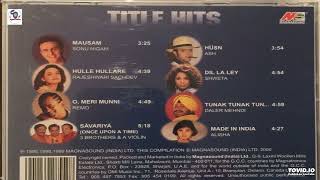 TITLE HITS II 90s GREATEST HINDI POP SONGS II SONU NIGAM,ALISHA CHENNAI,DALER MEHNDI,REMO,ASH,SHWETA