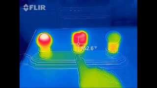 Thermal Video of Light Bulbs