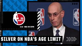 Adam Silver in favor of lowering league’s age limit | NBA on ESPN