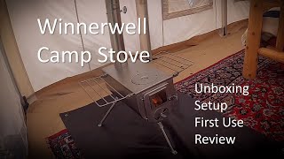 Winnerwell Camp Stove: unboxing, setup, first use and review