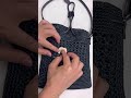 miu 글씨 만들어봄 코바늘 복조리 가방 라피아 네트백 코바늘 취미생활 미우미우 crochet miumiu black