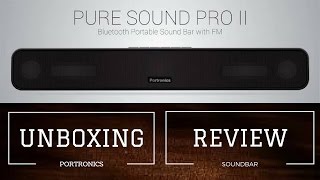 Portronics Sound Pro 2 Soundbar POR-118 | Unboxing, Review, Sound Test