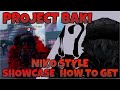 (PROJECT BAKI 3) BAKI VS KENGAN NIKO STYLE SHOWCASE + HOW TO GET