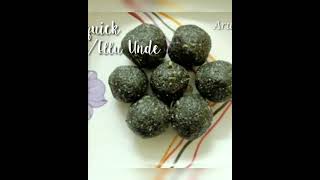 ELLU UNDE RECIPE/TIL LADDU RECIPE/PROTEIN RICH AND NUTRITIOUS LADDU/BLACK SESAME SEEDS LADDU