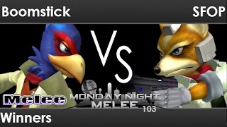 MNM 103 - Boomstick (Falco) vs AWOL | SFOP (Fox) Winners - Melee