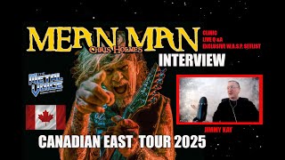 EXCLUSIVE🔴 Chris Holmes Interview-Exclusive W.A.S.P \u0026 Mean Man Set, Clinic-Canada EAST Tour 2025