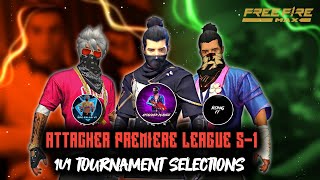 ATTACKER PLAYZZ IS LIVE /APL S-1 1V1 TOURNAMENT SELECTIONS/FREEFIRELIVETELUGU/#freefirelive #esports