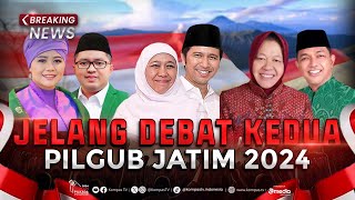 LIVE - Jelang Debat Publik Kedua Calon Gubernur dan Wakil Gubernur Jawa Timur 2024