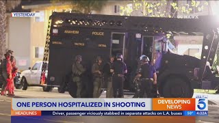 Victim shot in broad daylight outside Anaheim apartment complex