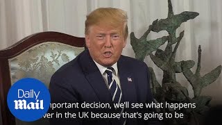 Donald Trump: Irish border won't be an issue for Brexit