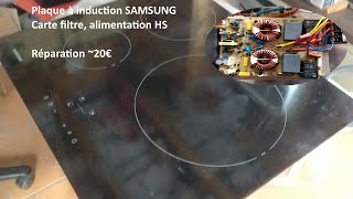 Réparation d'une plaque à induction SAMSUNG qui ne demarre plus