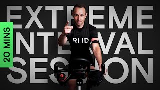 20 Minute Indoor Cycling Workout | Extreme Interval Session