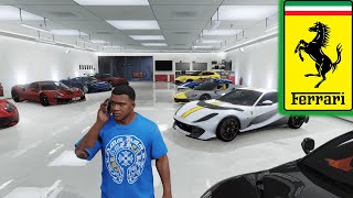 Millionaire's Life in GTA 5 SP | Ferrari Garage