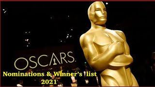 oscars academy awards winners, 93rd academy awards winners, Oscar winners 2021