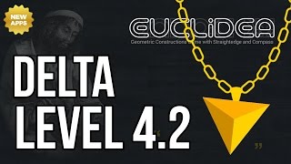 Euclidea 4.2 Walkthrough - Delta Level 4.2