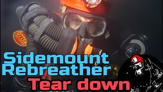 Sidemount rebreather tear down