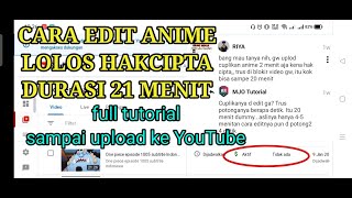 Cara Edit Anime Lolos Copyright Terbaru 2022