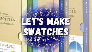 LIVE | Let's swatch! Tombow Irojiten 100 colored pencils