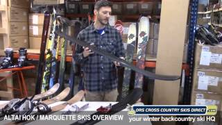 Altai Hok, Marquette Ski-Snowshoe Hybrids Review \u0026 Comparison / ORS Cross Country Skis Direct