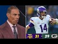 Sam Darnold is MVP favorite - Herm Edwards on Vikings def. Packers 31-29 NFL Week 4, stay undefeated