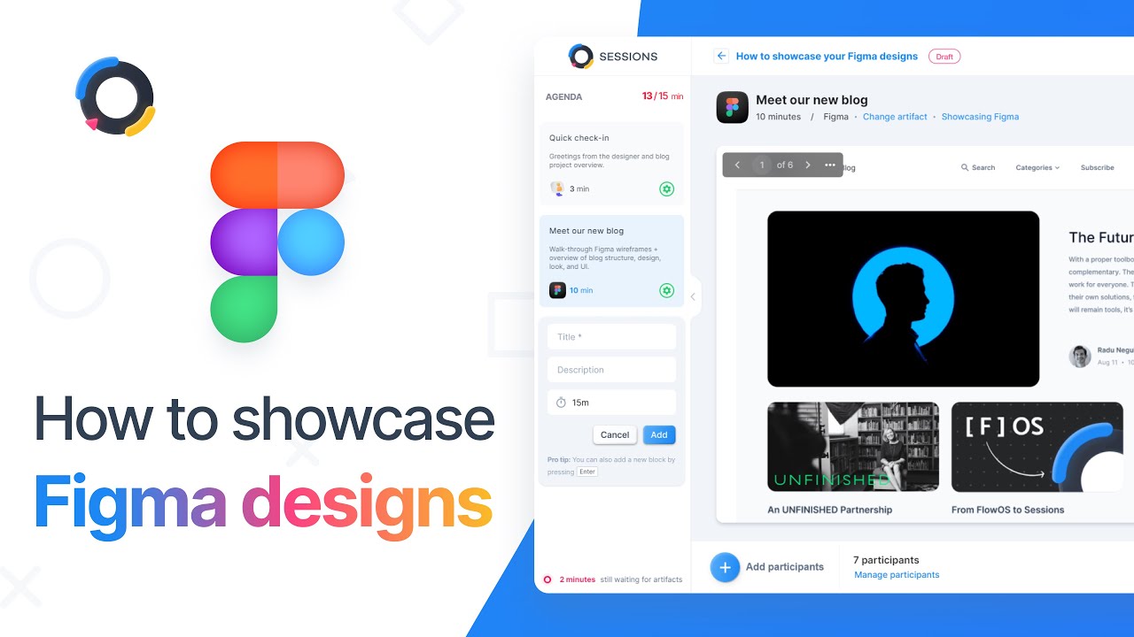 How To Showcase Figma Designs In Sessions - YouTube