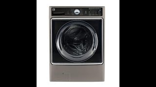 Kenmore Smart 41983 5 2 cu  ft  Front Load Washer with Accela Wash Technology in Metallic