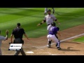 sf@col barnes adames nab belt at home plate