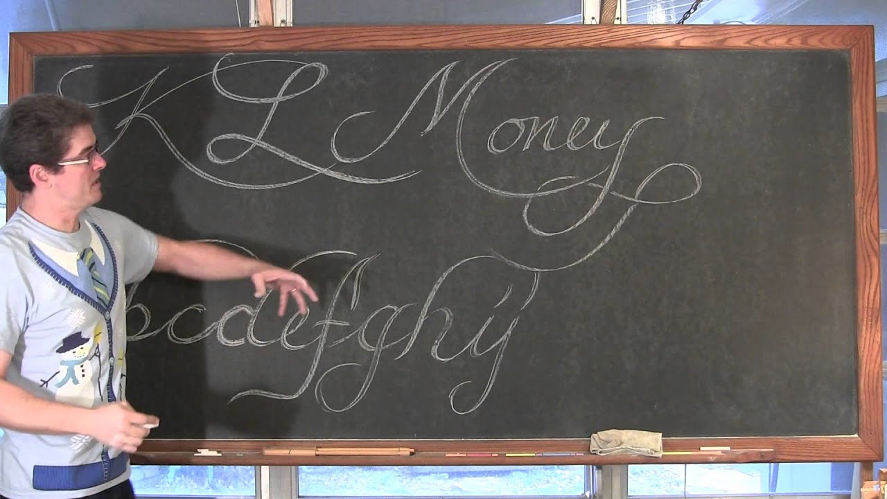 Cursive Writing Tutorial Including Lower Case Youtube