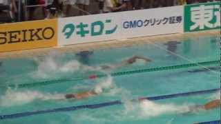 20120909 日本学生選手権 100Fr 丸谷 哲也