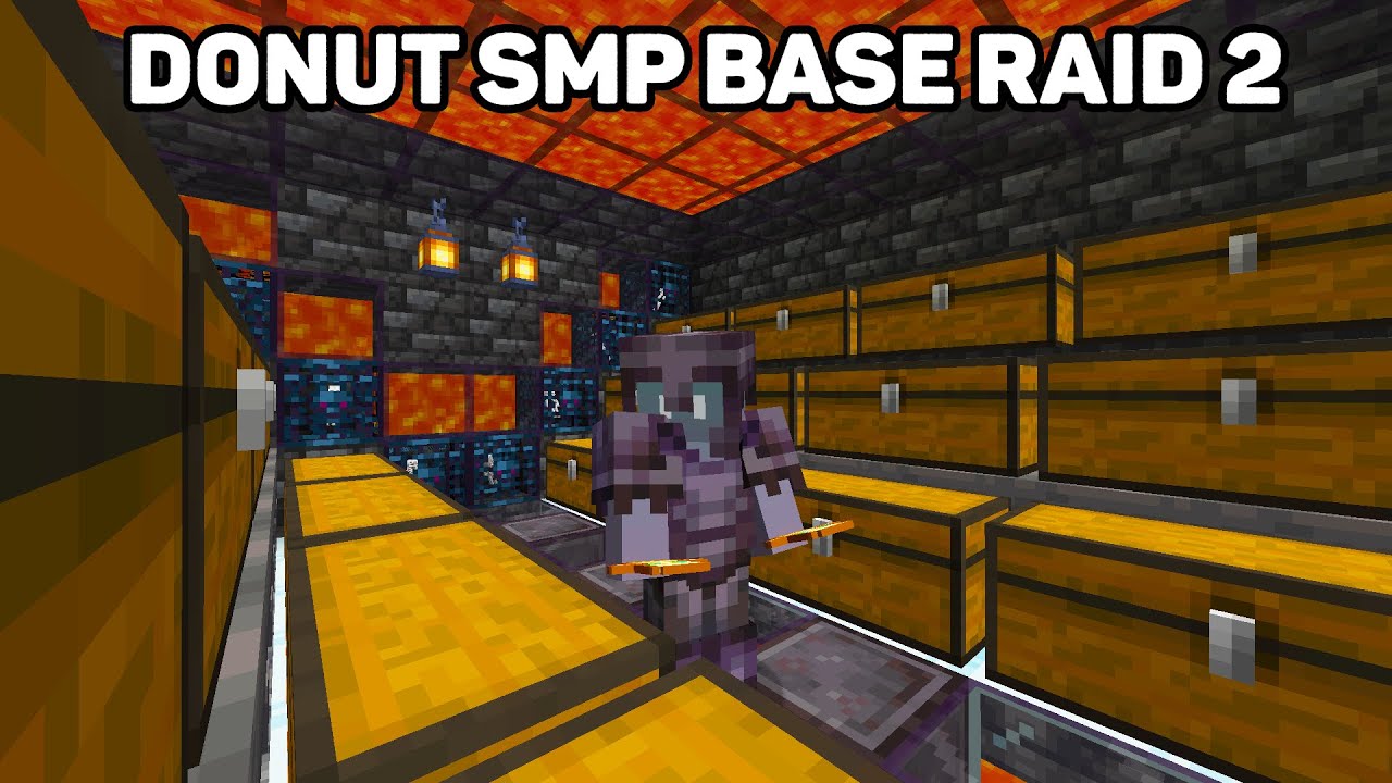 Donut Smp Raid 2 Youtube