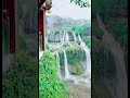 waterfall in furong town xiangxi hunan the customs of the tujia ethnic minority china fy shorts