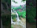 waterfall in furong town xiangxi hunan the customs of the tujia ethnic minority china fy shorts