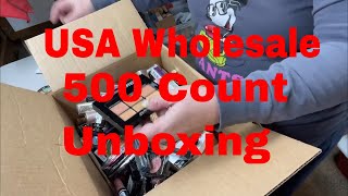 USA Wholesale Mixed Cosmetics 500 Count Unboxing