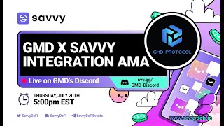 Savvy Defi x GMD integration AMA