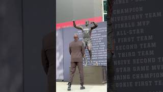 HEAT LEGEND🔥 Dwyane Wade's statue unveiling in Miami! 🔥🙌|#Shorts