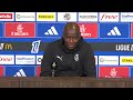 olsdr la conférence de presse d après match