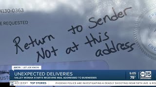 Return to Sender: Valley woman receives mail meant for businesses