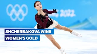 ⛸ Anna Shcherbakova wins Women's Gold! | Figure Skating Beijing 2022 | Free Skate highlights