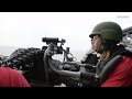 us sailors training on mk 38 25mm chain gun m242 bushmaster a live fire exercise