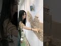 amazing painting🎨 by chinese girl shorts shortvideo ytshorts youtubeshorts shortsfeed amazing