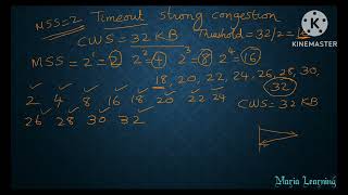 Lecture  68 - TCP Congestion Control Example Problem in Computer Networks in Tamil