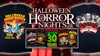 HHN 30 Update: Retro Merch OFFICIALLY REVEALED | 30 Years 30 Fears is the Theme