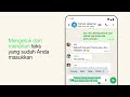 Cara bertanya ke Meta AI untuk bantuan menulis di Android | WhatsApp