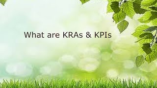 What are KRA \u0026 KPI, its importance