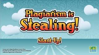 Plagiarism is Stealing!