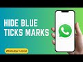 How To Hide Blue Ticks Marks In WhatsApp | Disable Read Receipts